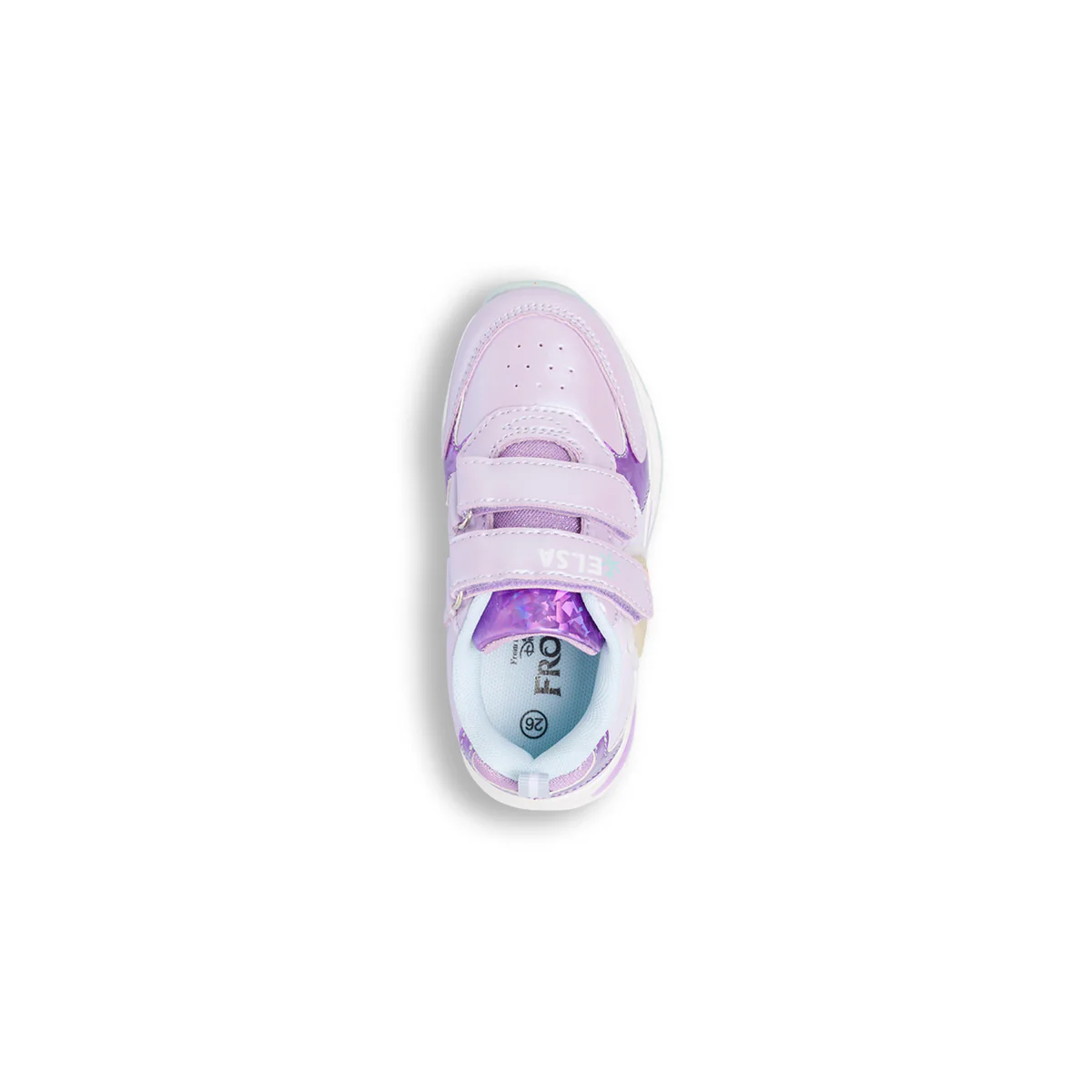 Sneakers lilla da Bambina con luci e dettagli viola Frozen - Image 6
