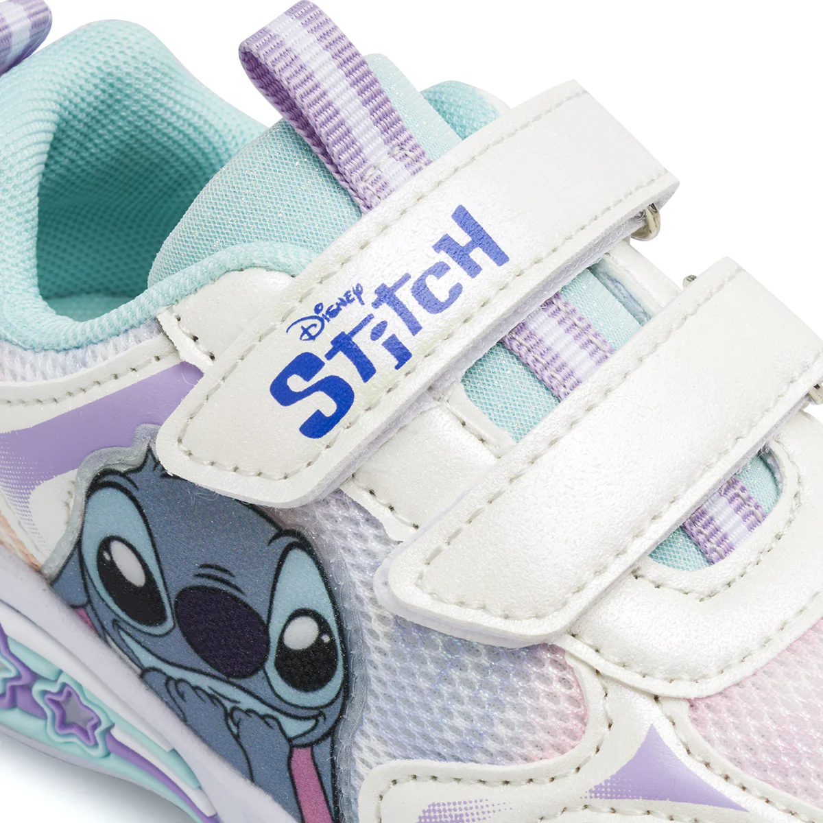 Sneakers lilla da Bambina con luci e doppio strappo Lilo & Stitch - Image 5