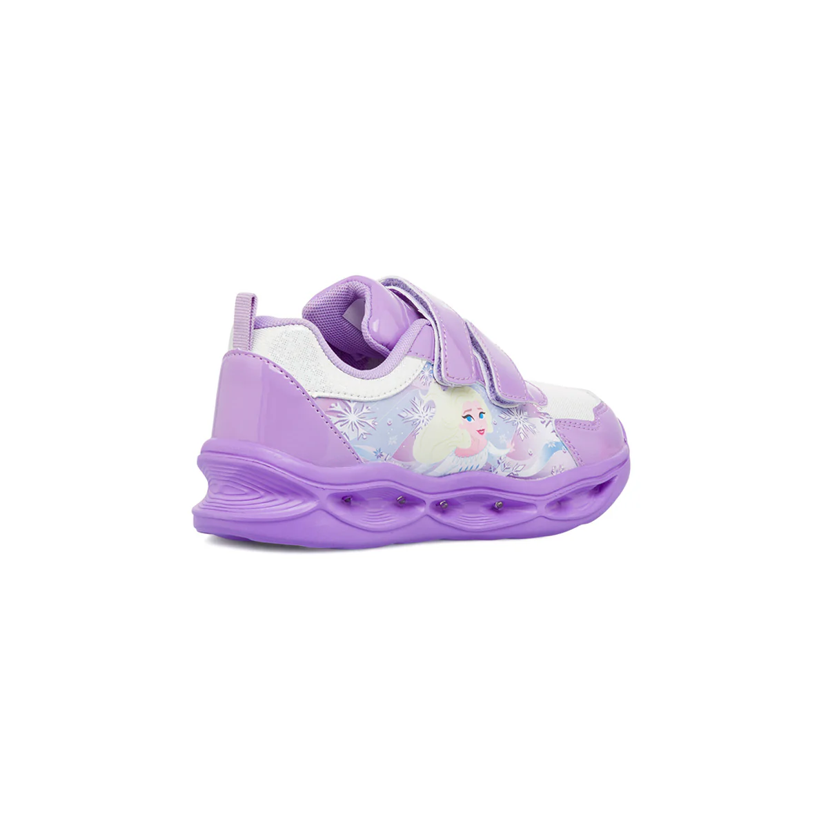 Sneakers lilla da bambina con luci Frozen - Image 3