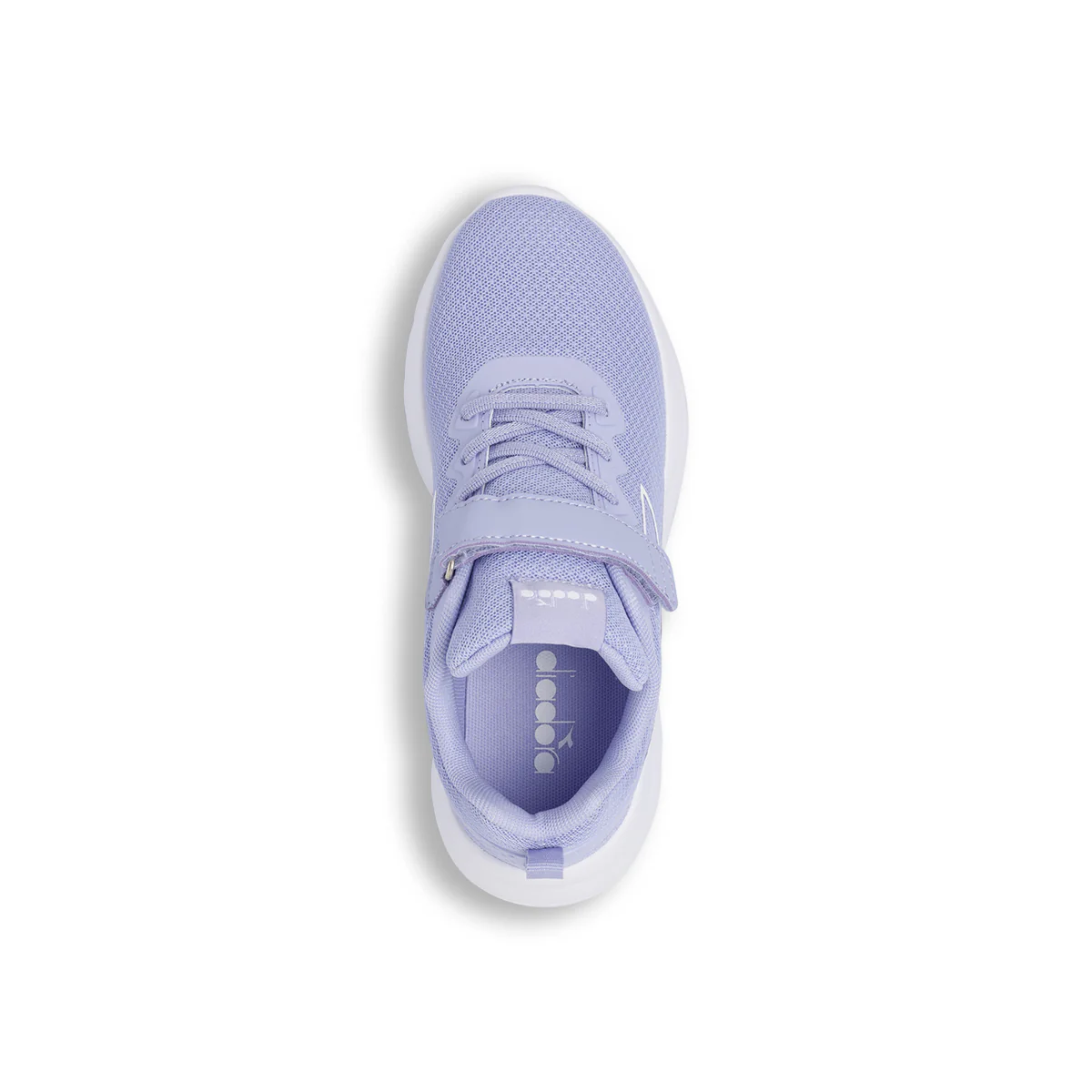 Sneakers lilla da Bambina con strappo e logo Diadora - Image 6