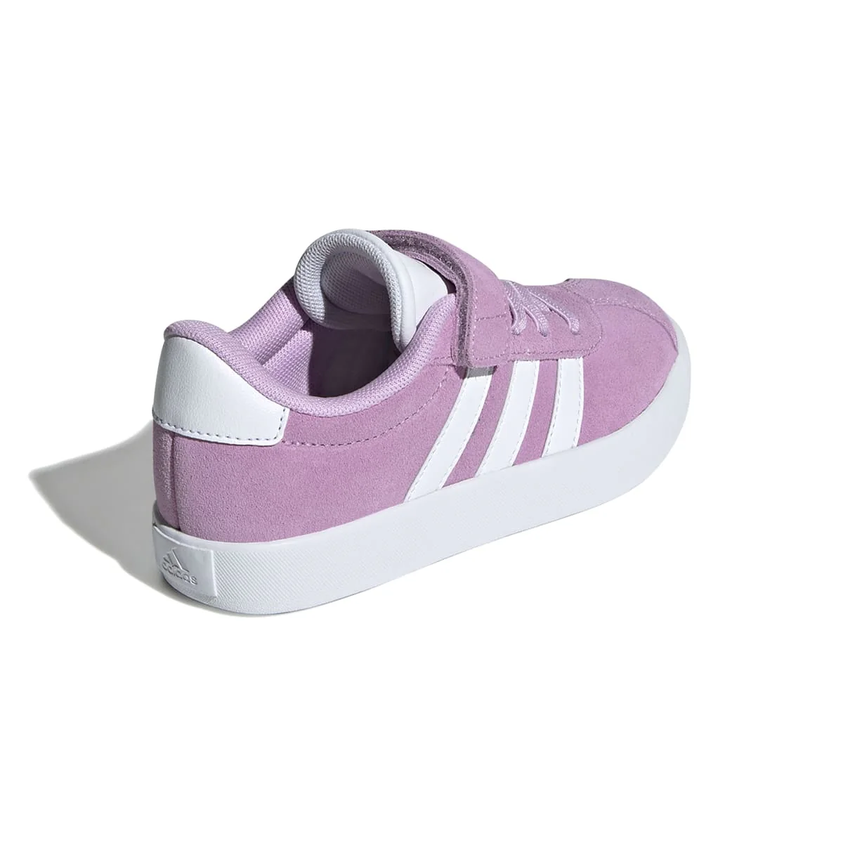 Sneakers lilla da bambina con strisce bianche adidas VL Court 3.0 EL C - Image 6