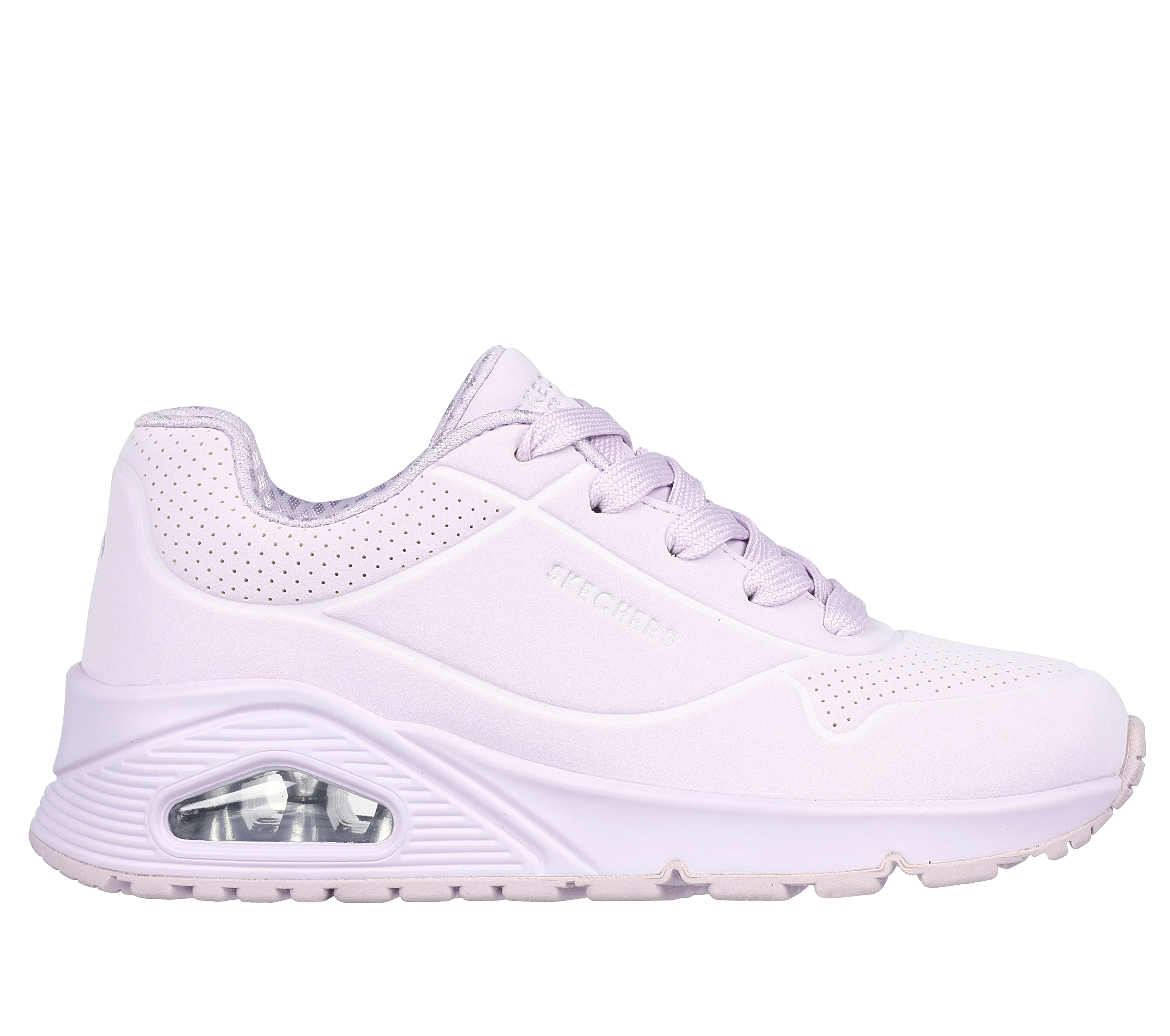 Sneakers lilla da bambina con suola ad aria Skechers UNO Gen1 - Frosty Kicks