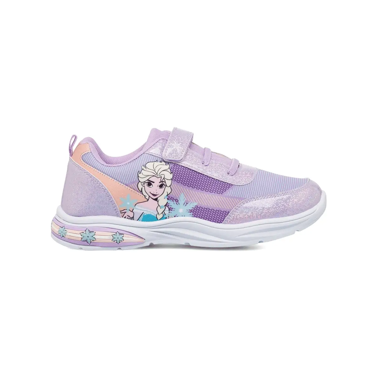Sneakers lilla da ragazza Frozen con luci