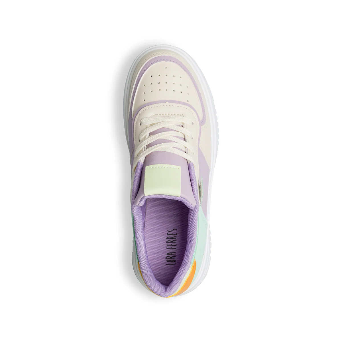 Sneakers lilla e verde chiaro da donna con maxi-suola Lora Ferres - Image 17