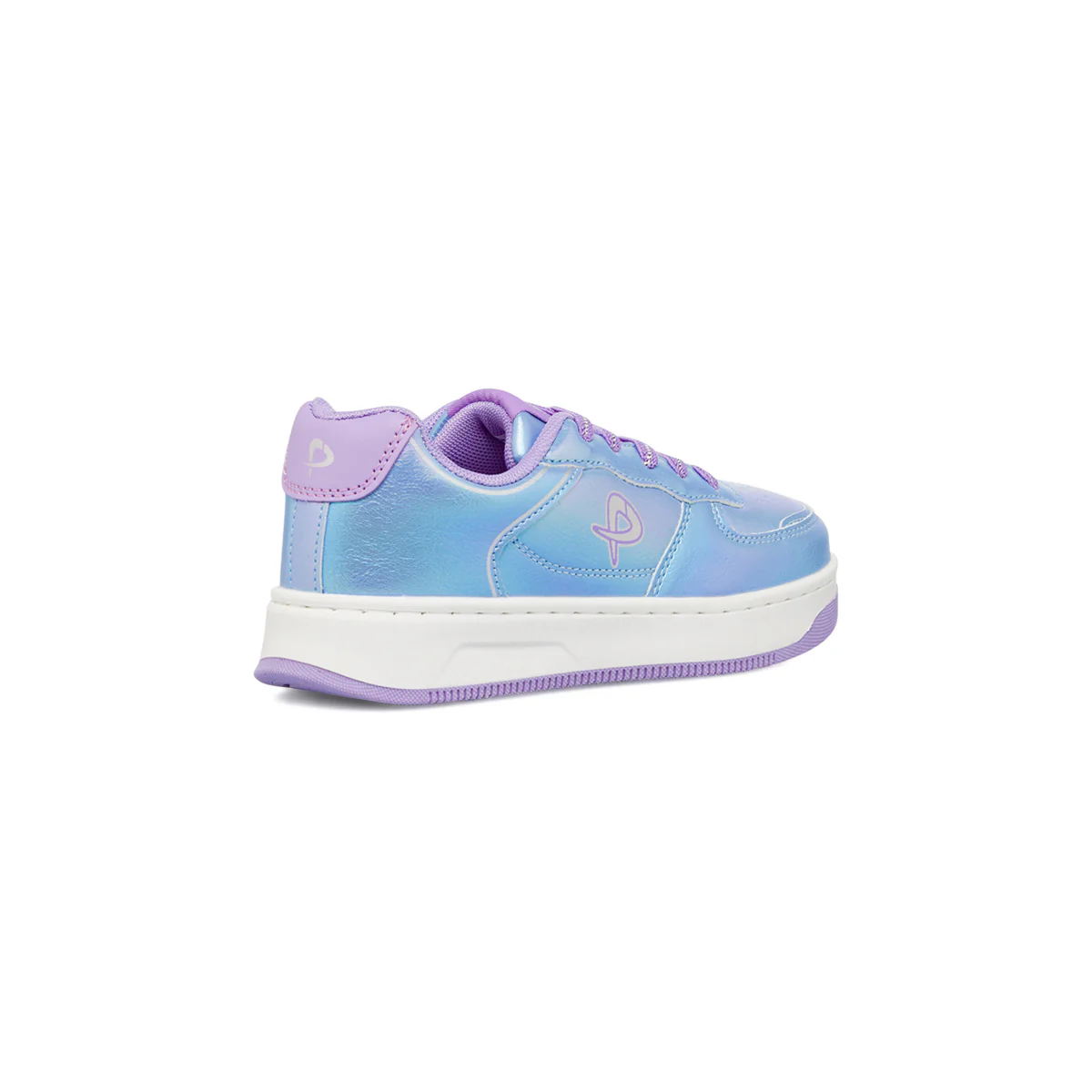 Sneakers lilla metallizzato da ragazza P Go - Image 12