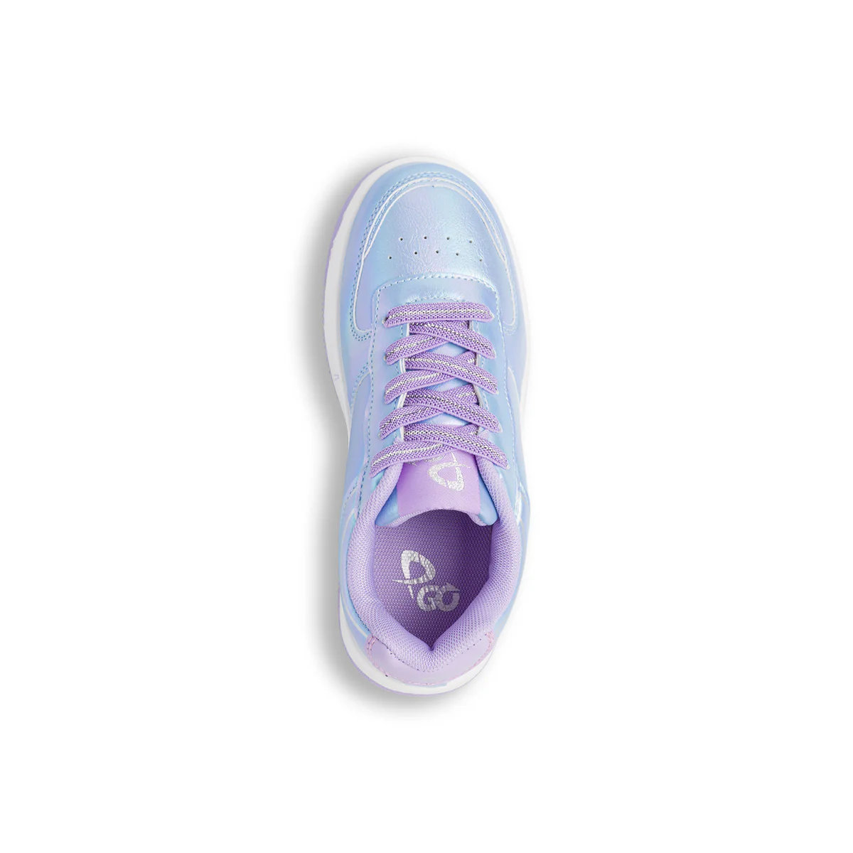 Sneakers lilla metallizzato da ragazza P Go - Image 4