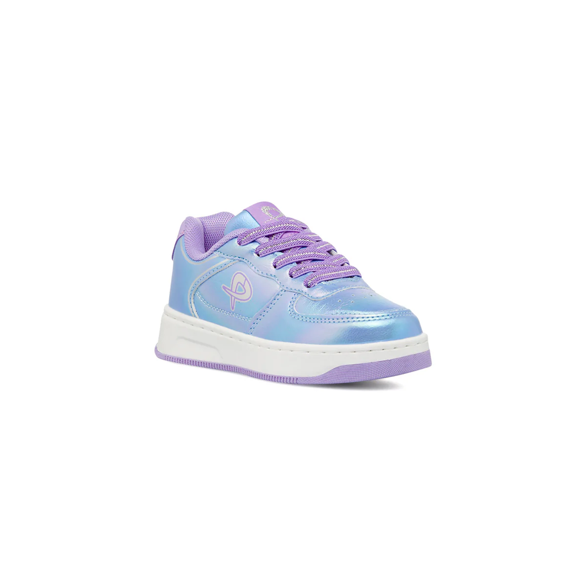 Sneakers lilla metallizzato da ragazza P Go - Image 5