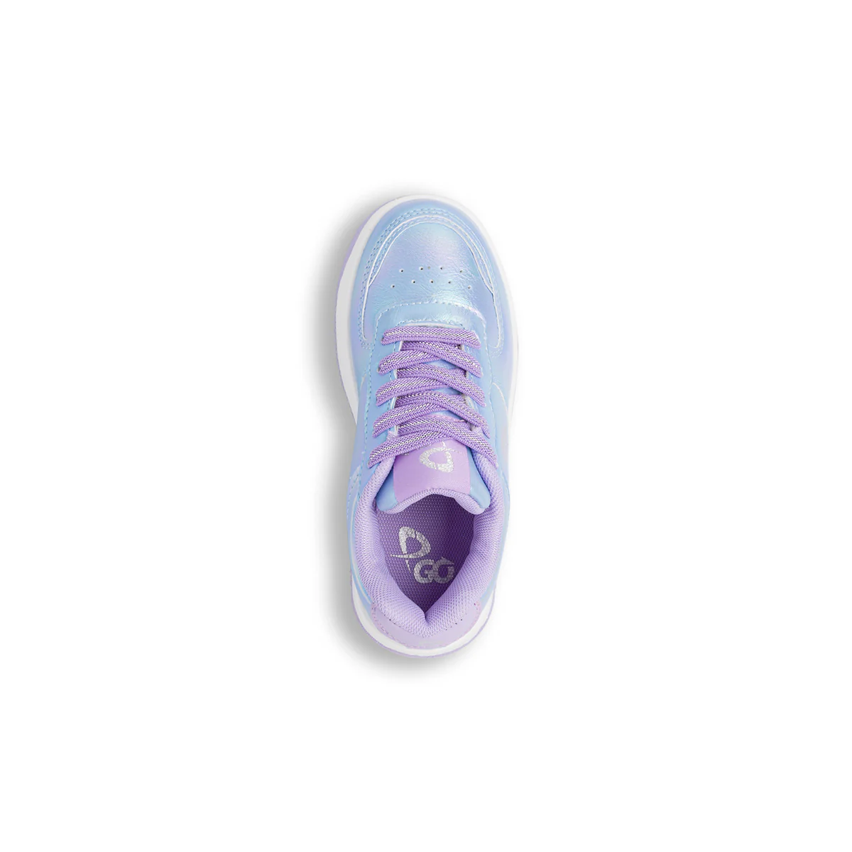 Sneakers lilla metallizzato da ragazza P Go - Image 9