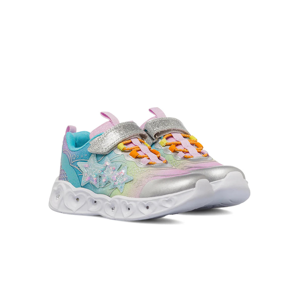 Sneakers luminose arcobaleno da Bambina con luci nella suola Le scarpe di Alice - Image 2