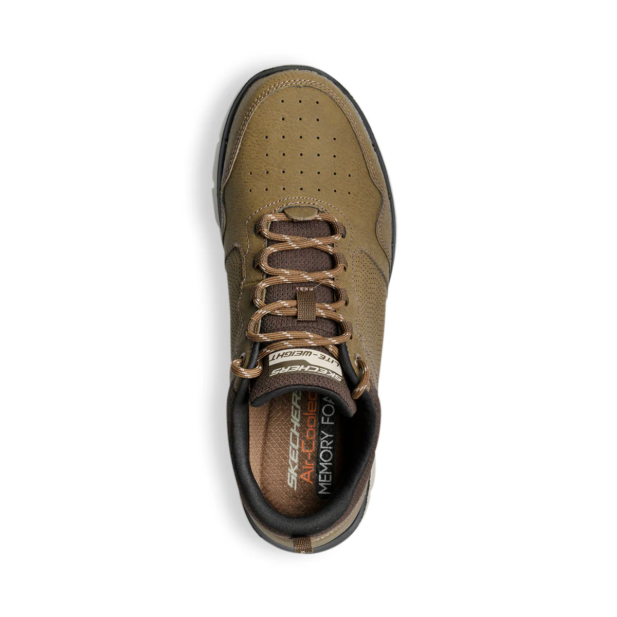Sneakers marroni con sottopiede Memory Foam Skechers Flex Advantage 2.0 - Image 8
