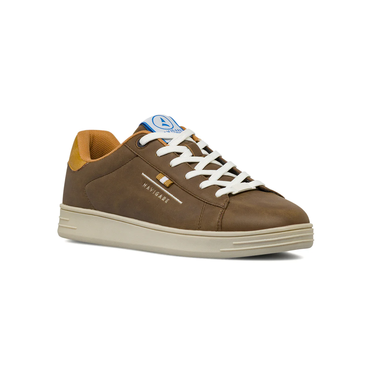 Sneakers marroni da Uomo con dettagli in contrasto Navigare - Image 2