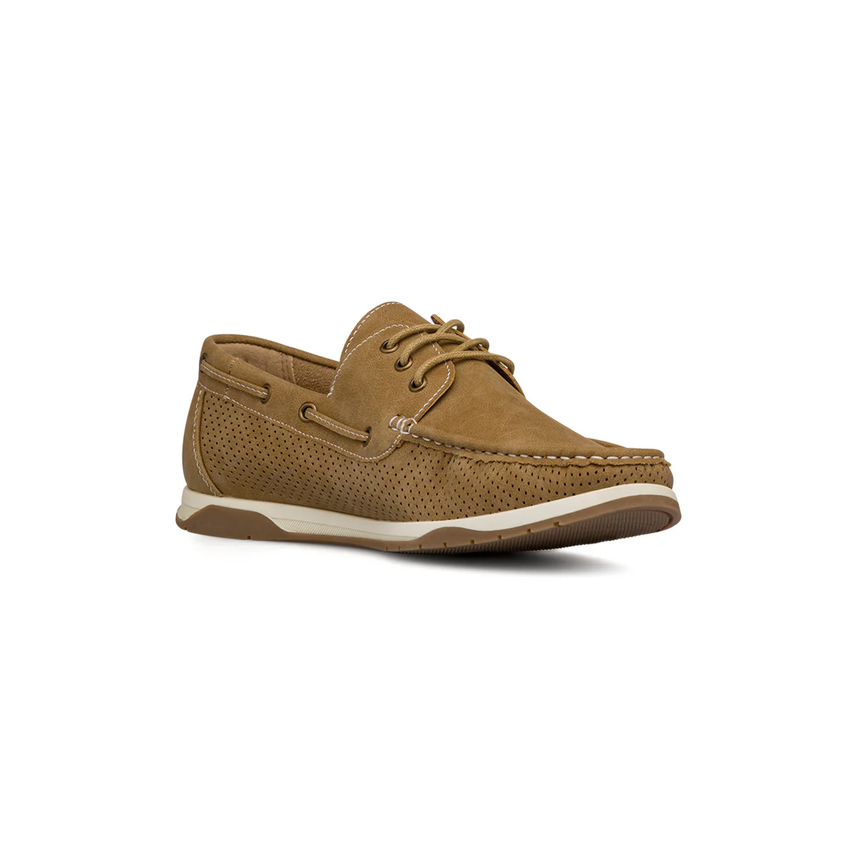 Sneakers marroni da Uomo con dettagli traforati Riflessi Urbani - Image 4