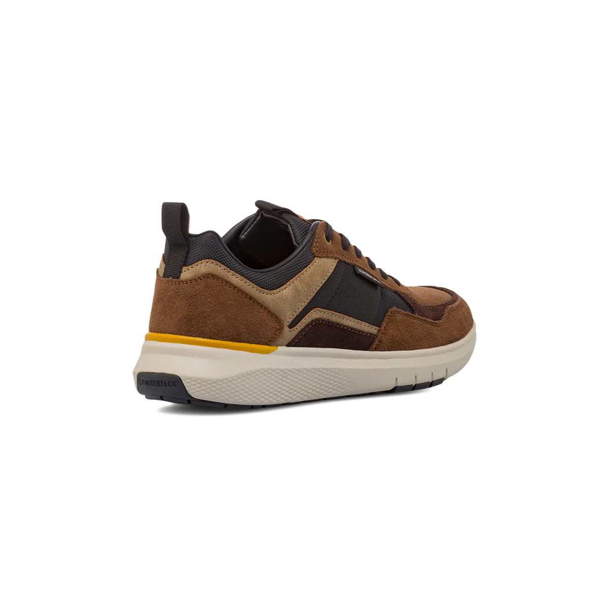 Sneakers marroni da Uomo con inserti in contrasto Lumberjack - Image 3