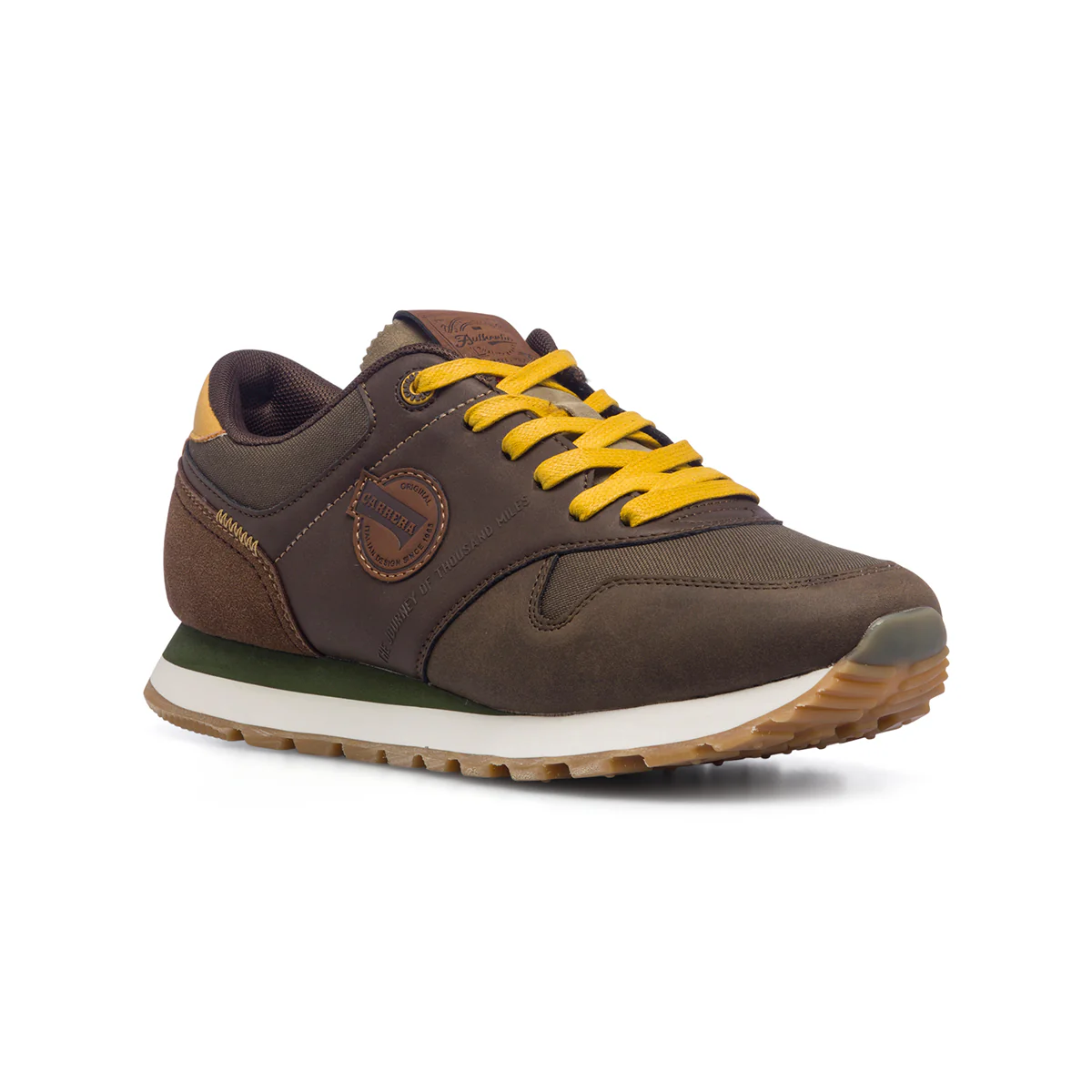 Sneakers marroni da uomo con logo laterale Carrera Olimpic Mix 2 - Image 2
