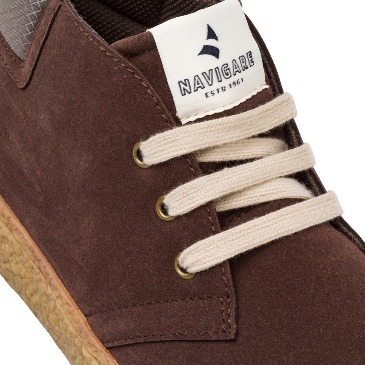 Sneakers Marroni da Uomo in suede con logo laterale Navigare - Image 4