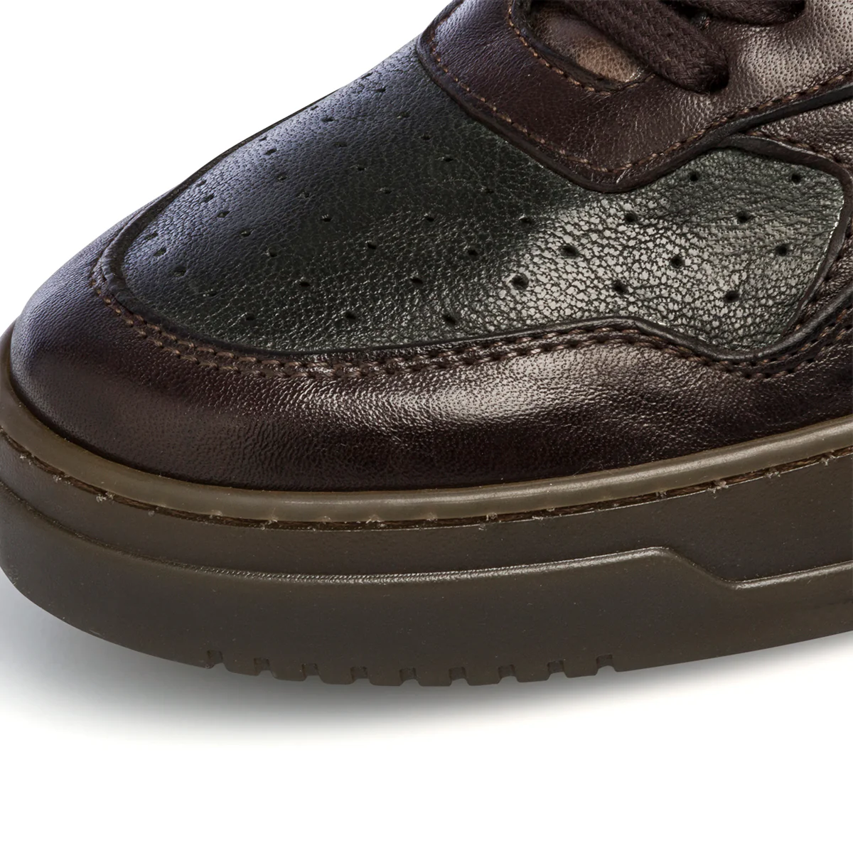 Sneakers marroni in pelle da uomo ReBlu - Image 5