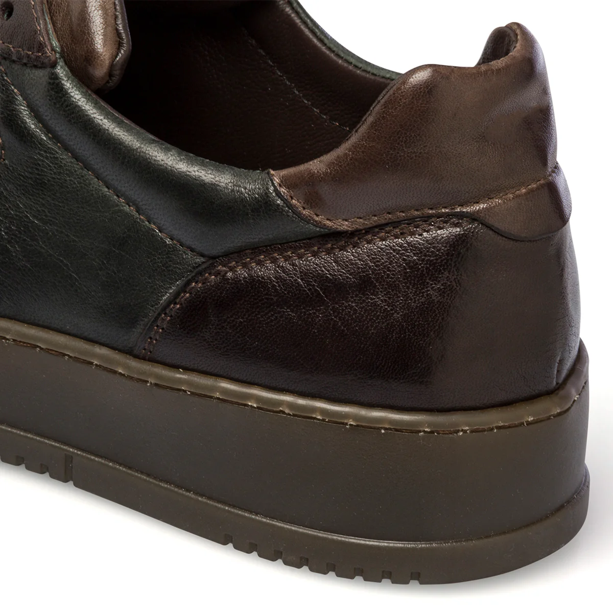 Sneakers marroni in pelle da uomo ReBlu - Image 7