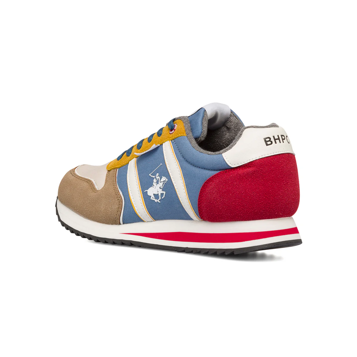 Sneakers multicolore da uomo con logo laterale Beverly Hills Polo Club - Image 3