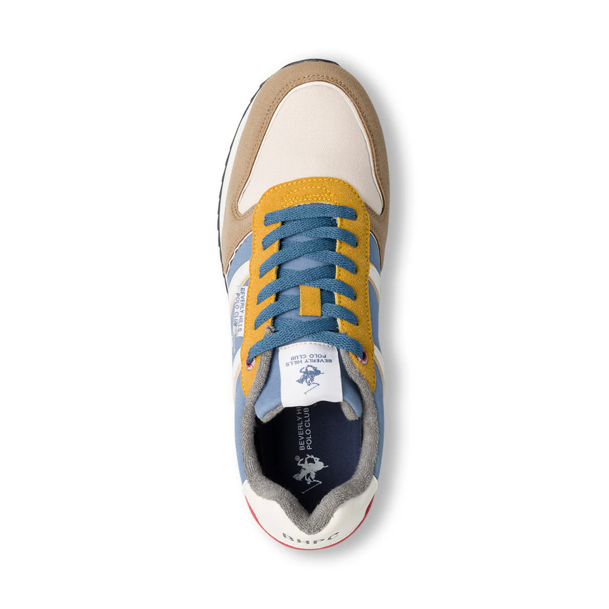 Sneakers multicolore da uomo con logo laterale Beverly Hills Polo Club - Image 4