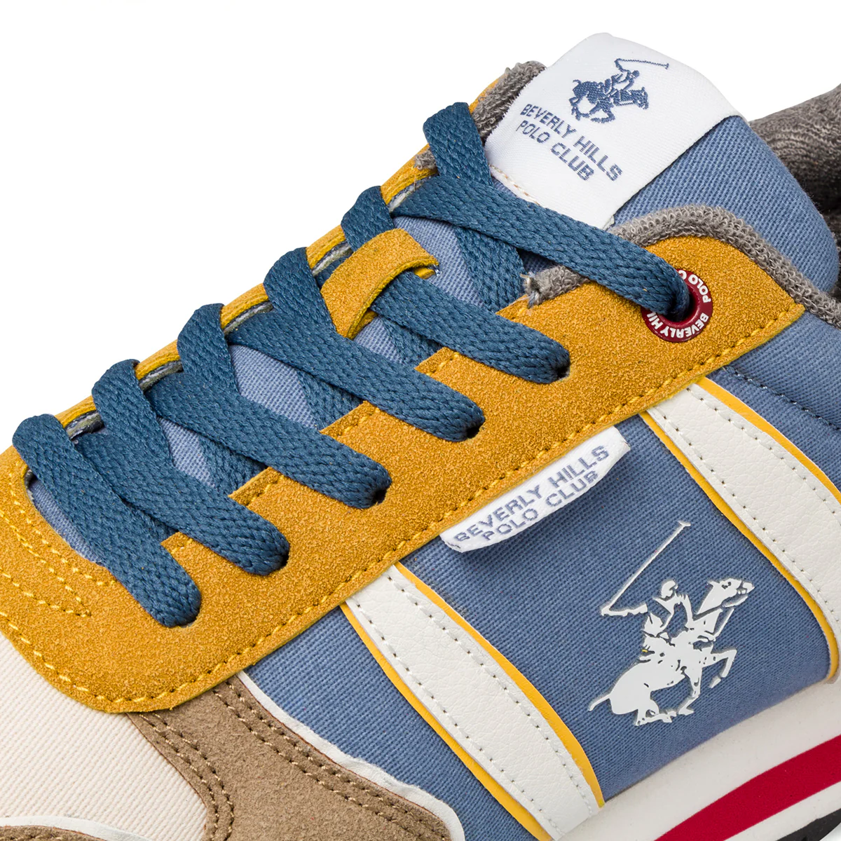 Sneakers multicolore da uomo con logo laterale Beverly Hills Polo Club - Image 5
