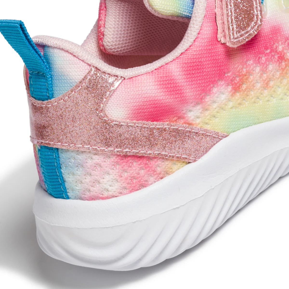 Sneakers multicolore in tessuto mesh con chiusura in velcro effetto glitterato Le scarpe di Alice - Image 7