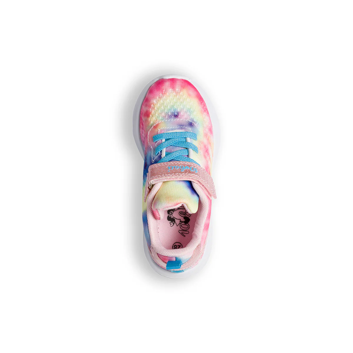 Sneakers multicolore in tessuto mesh con chiusura in velcro effetto glitterato Le scarpe di Alice - Image 8
