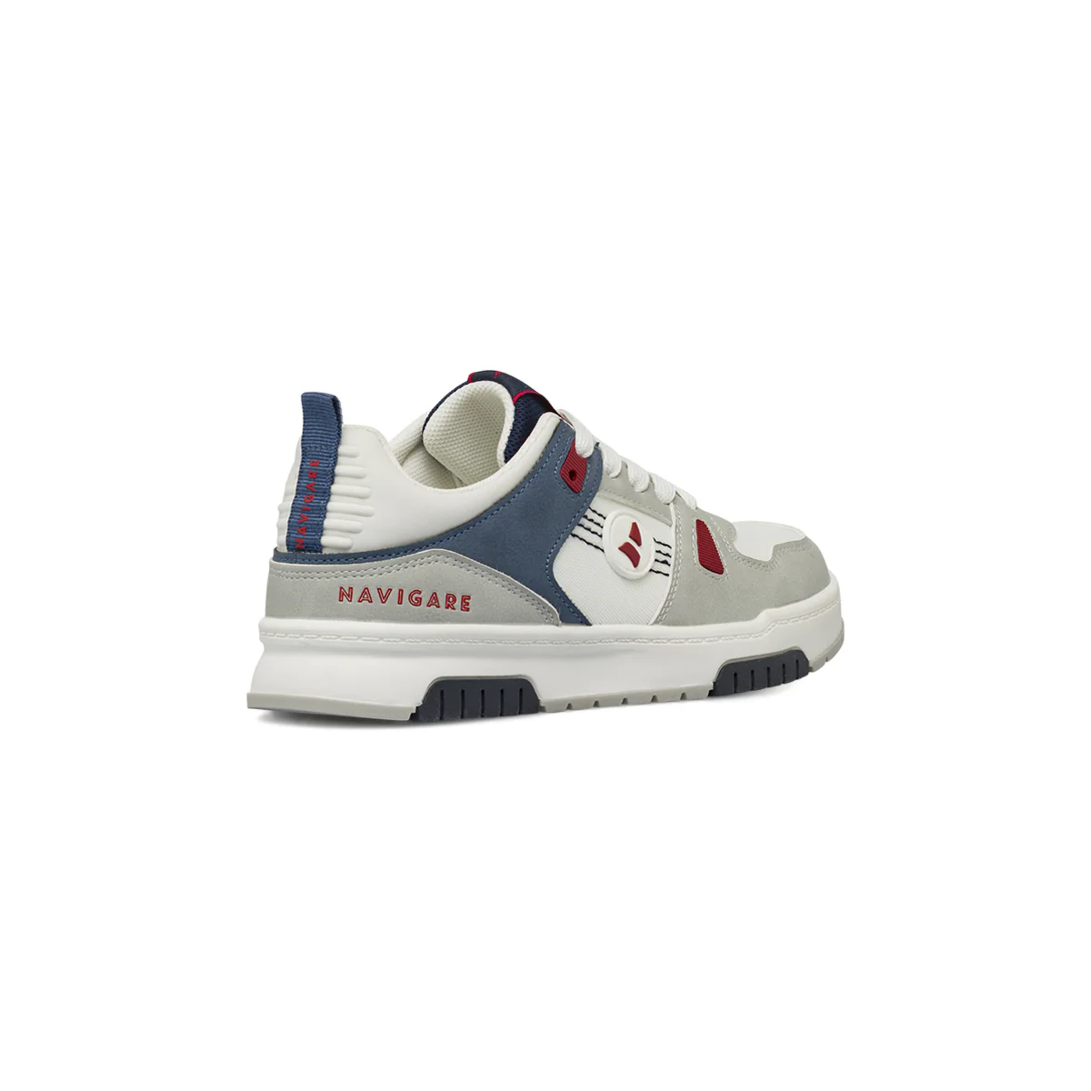 Sneakers Navigare da Ragazzo bianche con dettagli blu e rossi - Image 3