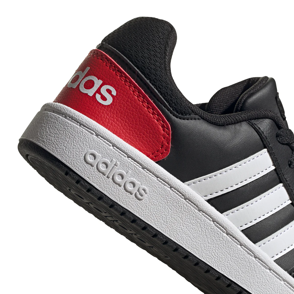 Sneakers nere con 3 strisce lucide adidas Hoops 2.0 - Image 5