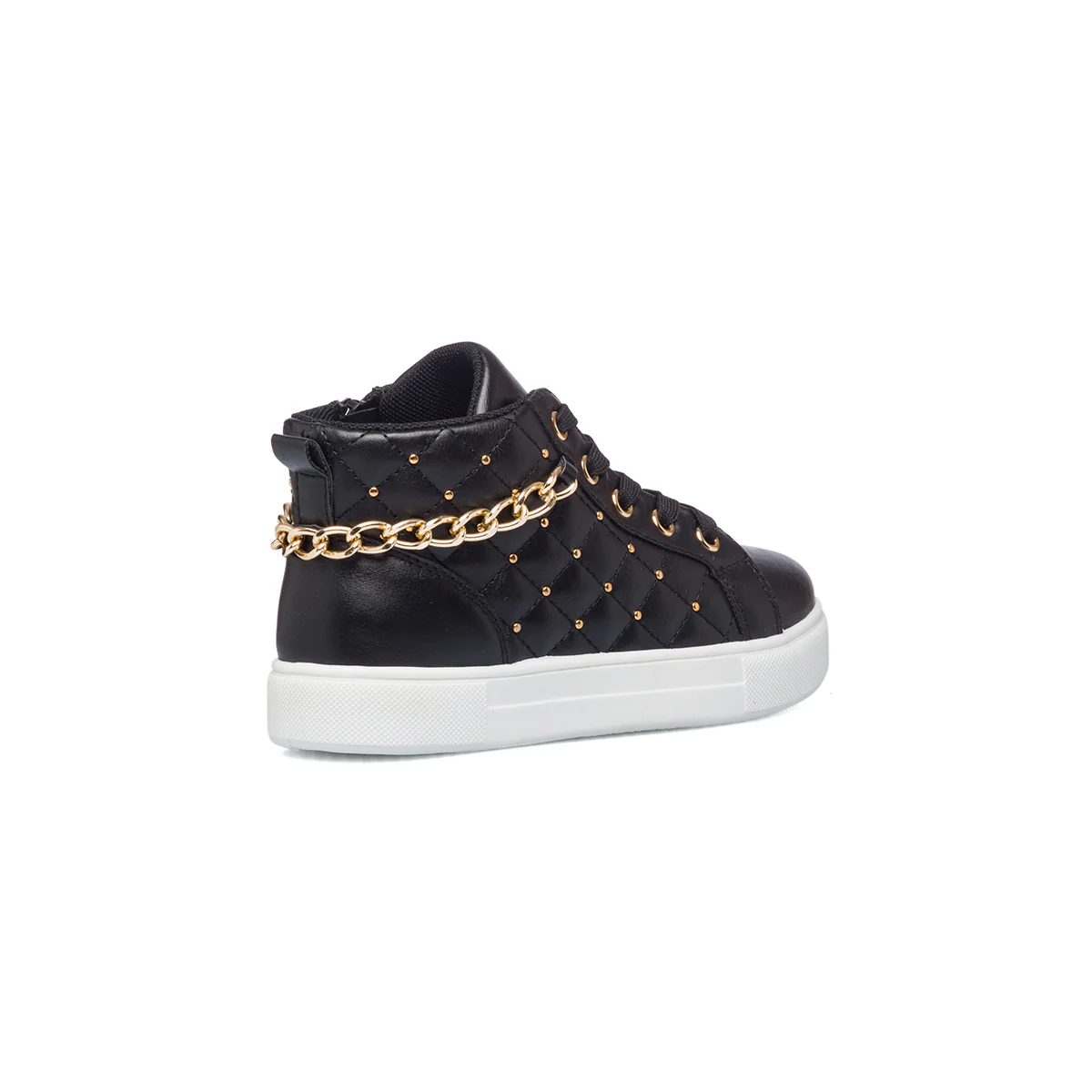 Sneakers nere con catenina decorativa 10 Baci - Image 3