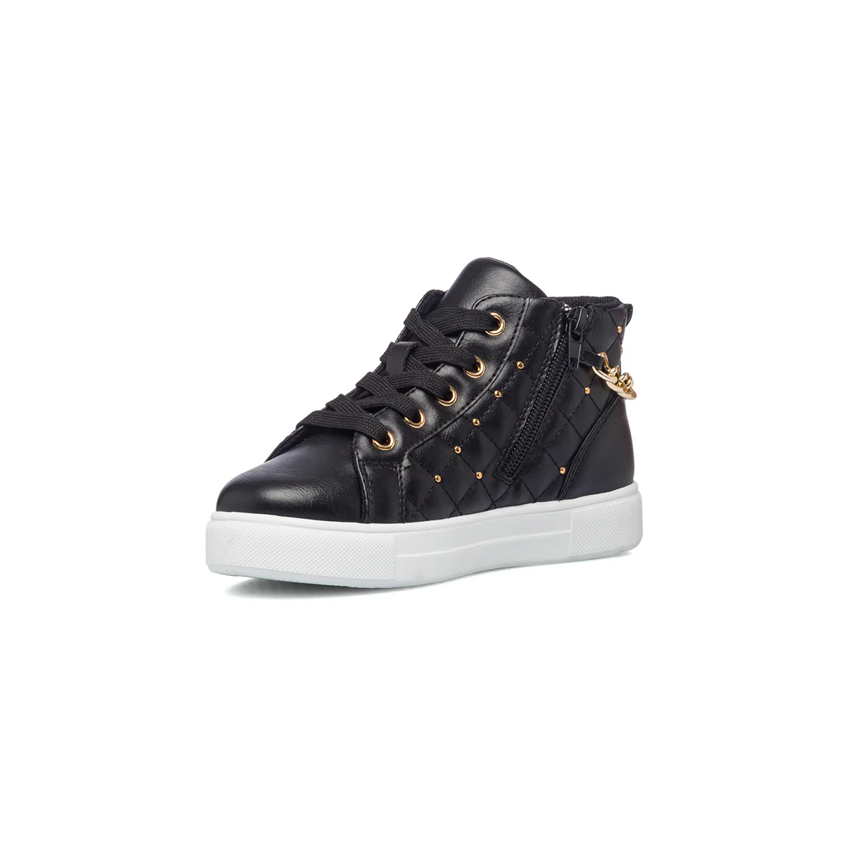 Sneakers nere con catenina decorativa 10 Baci - Image 4