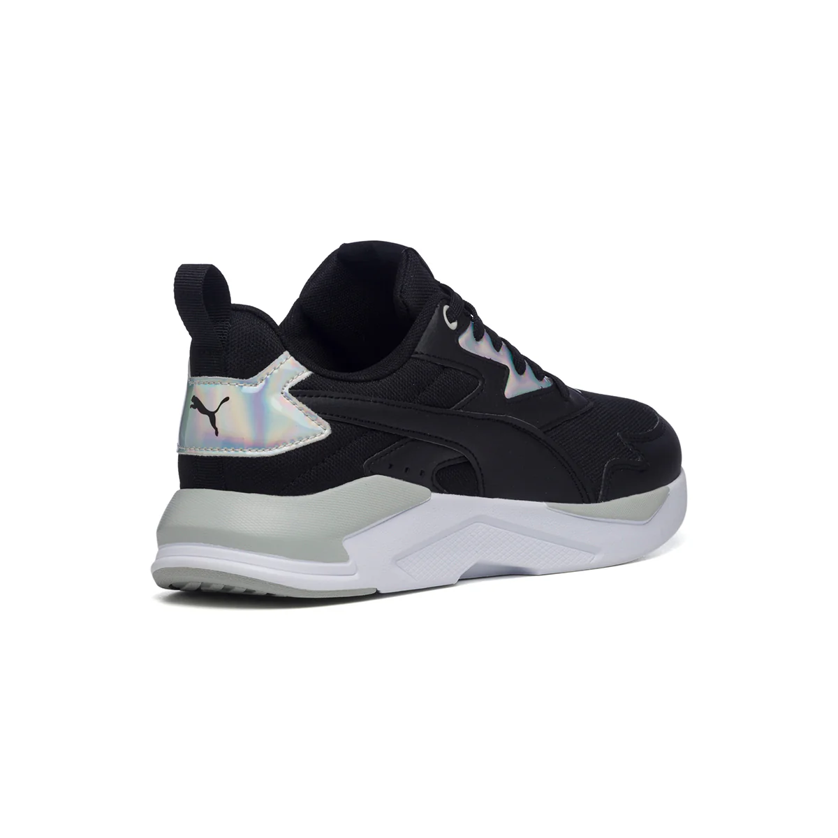 Sneakers nere con dettagli argento laminati Puma X-Ray Lite Metallic - Image 3