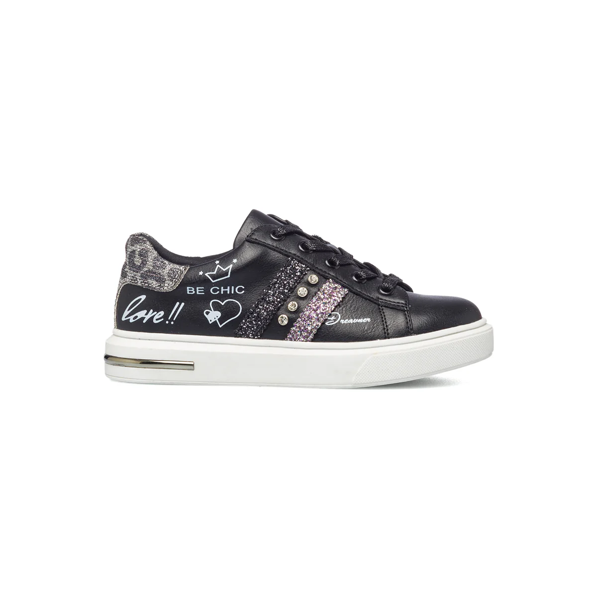 Sneakers nere con dettaglio glitterato 10 Baci