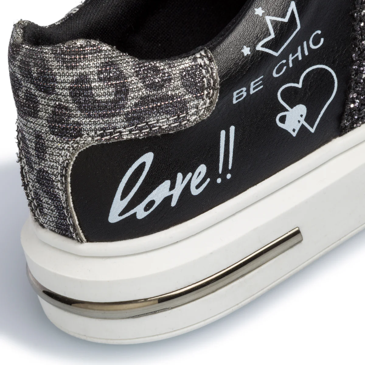Sneakers nere con dettaglio glitterato 10 Baci - Image 8