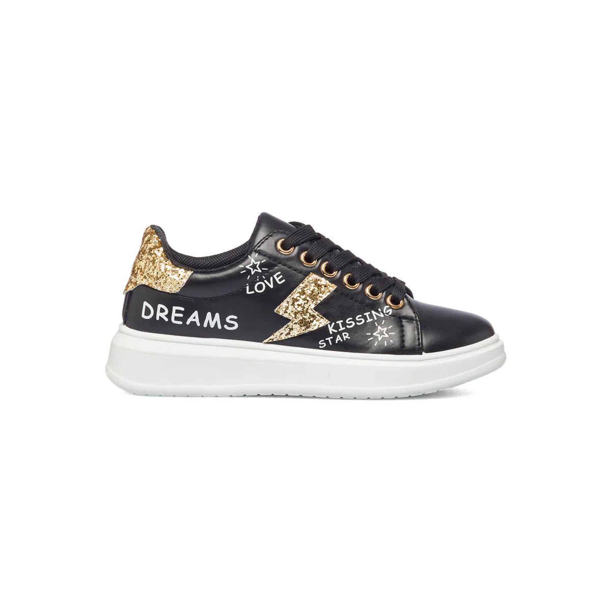 Sneakers nere con dettaglio glitterato 10 Baci