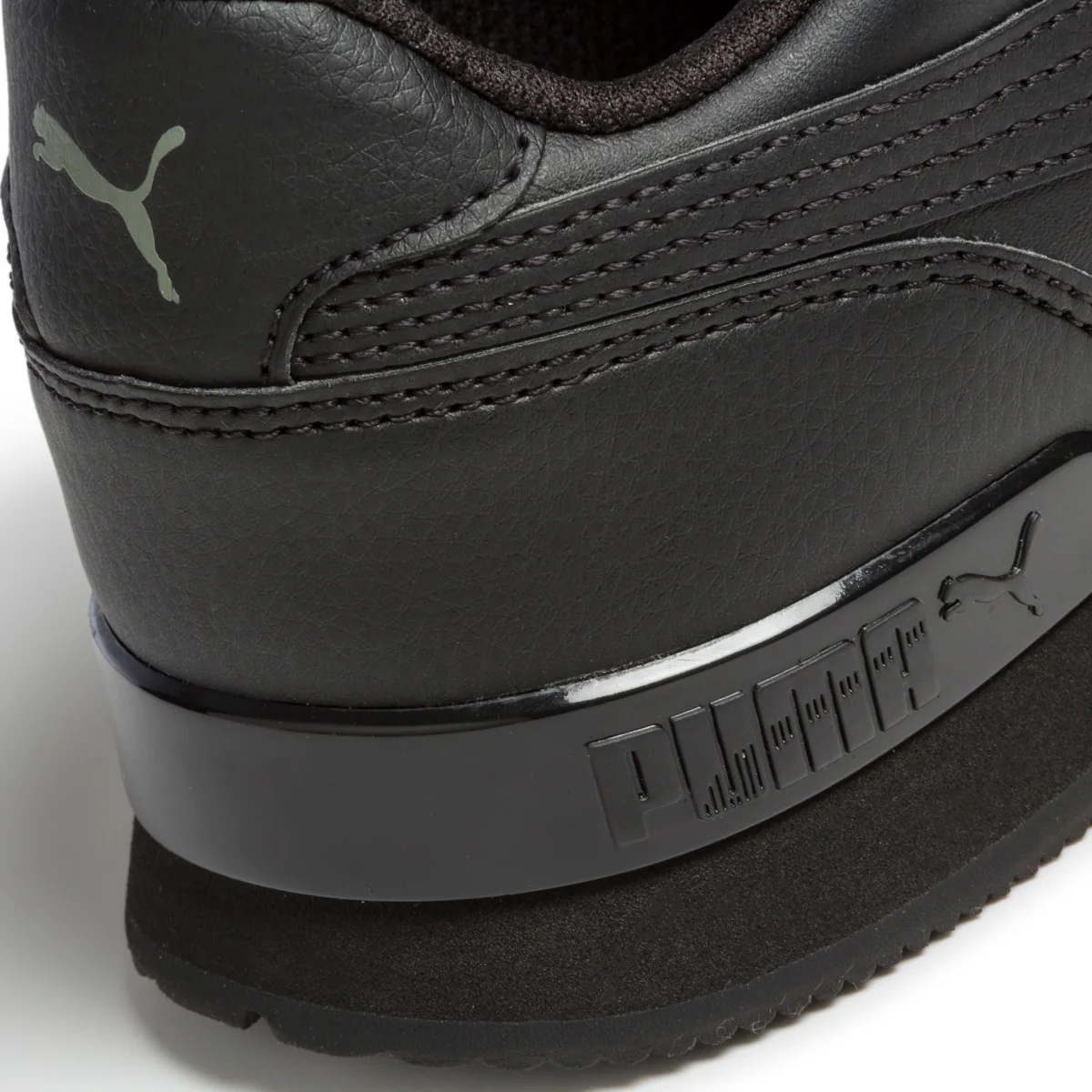 Sneakers nere con logo argento Puma St Runner V2 L Jr - Image 7
