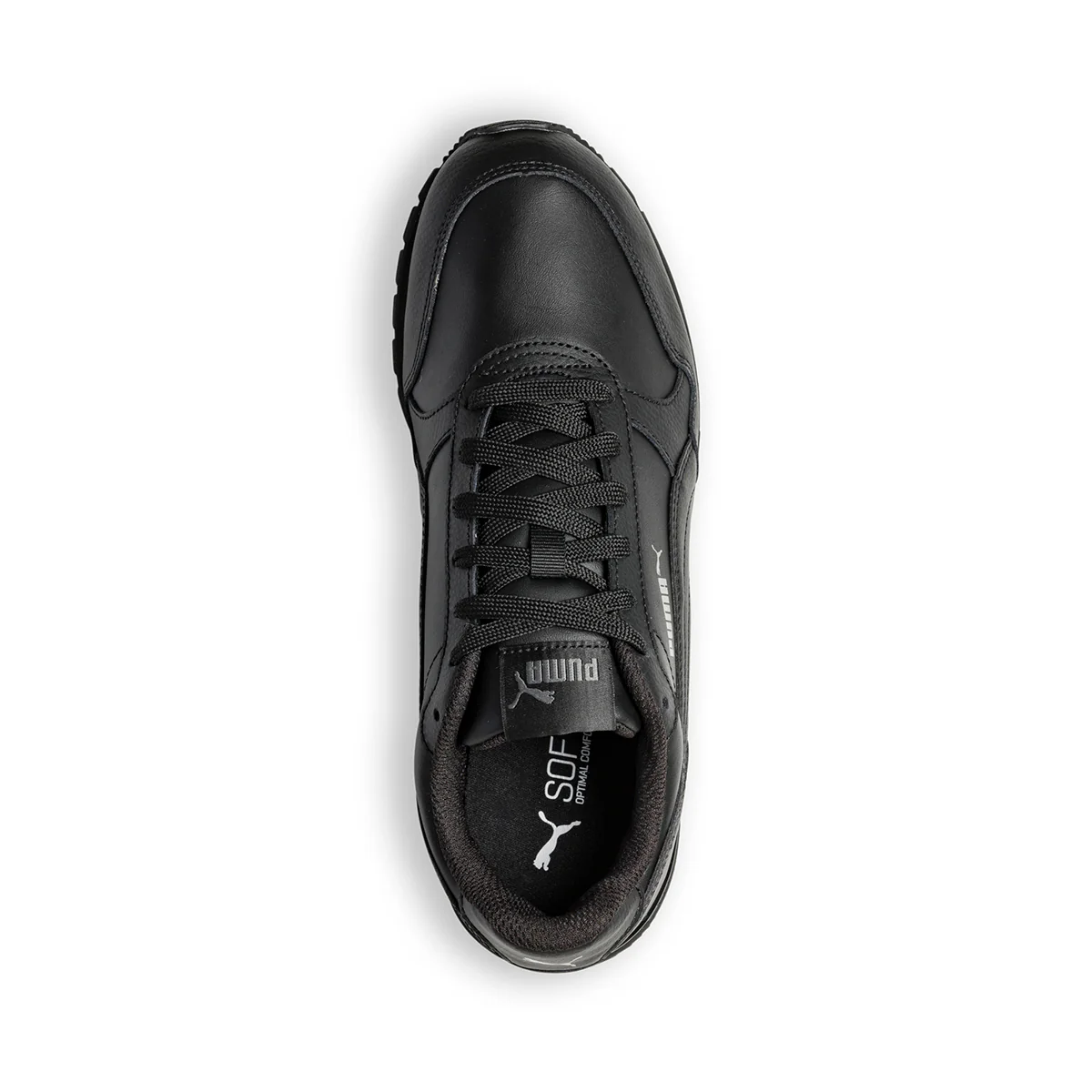 Sneakers nere con logo argento Puma St Runner V2 L Jr - Image 8