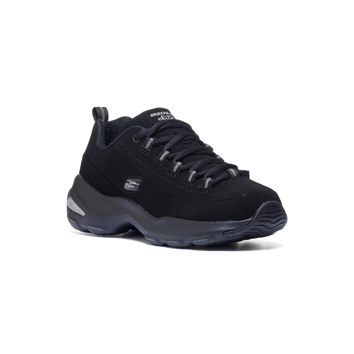 Sneakers nere con sottopiede Memory Foam e dettagli glitterati Skechers D'Lite Ultra Reverie - Image 2