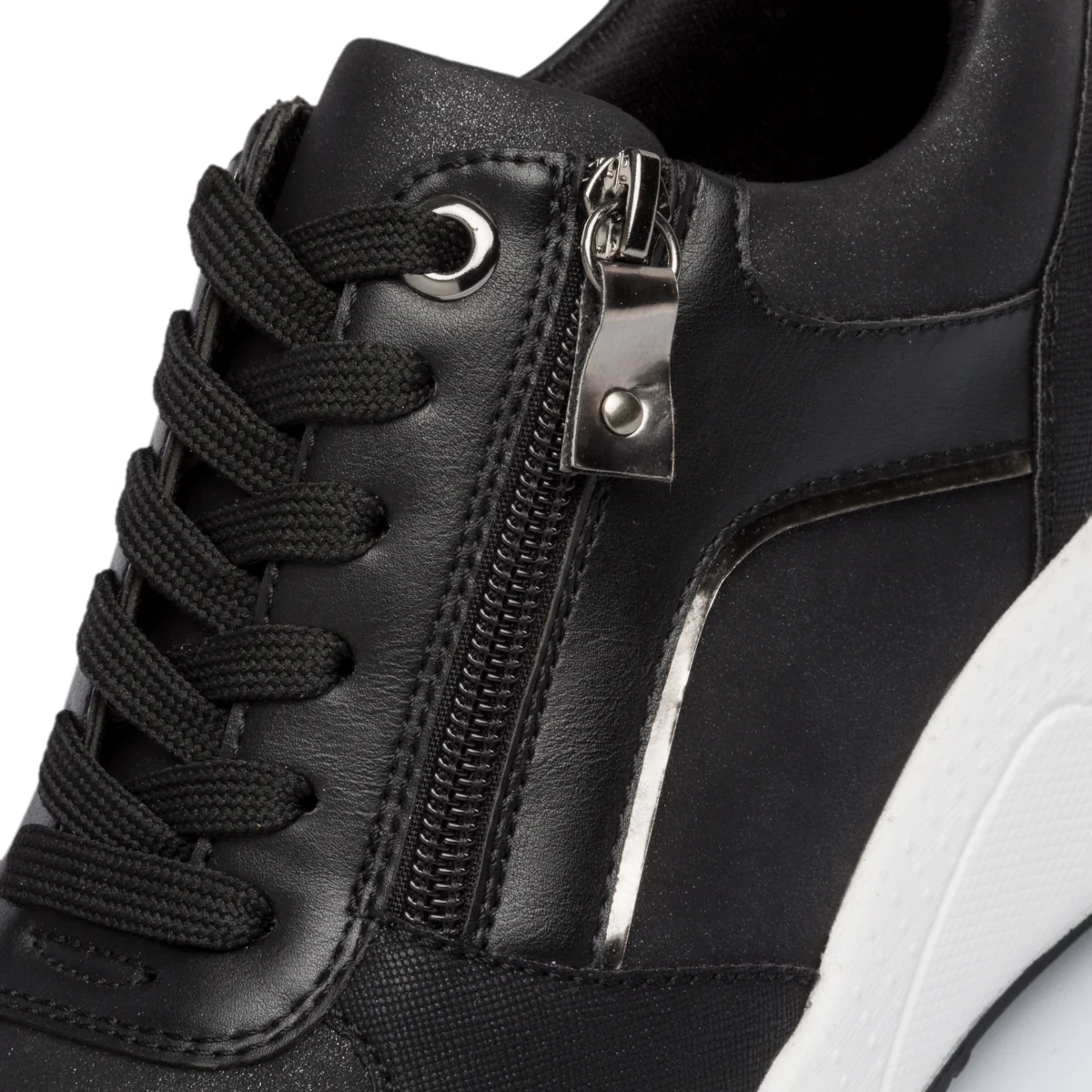 Sneakers nere con zip laterale Lora Ferres - Image 6