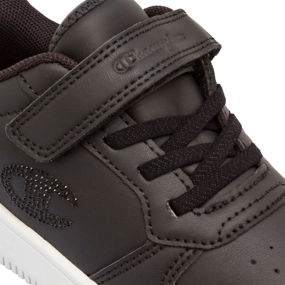 Sneakers nere da Bambina Champion con chiusura a strappo e strass - Image 5