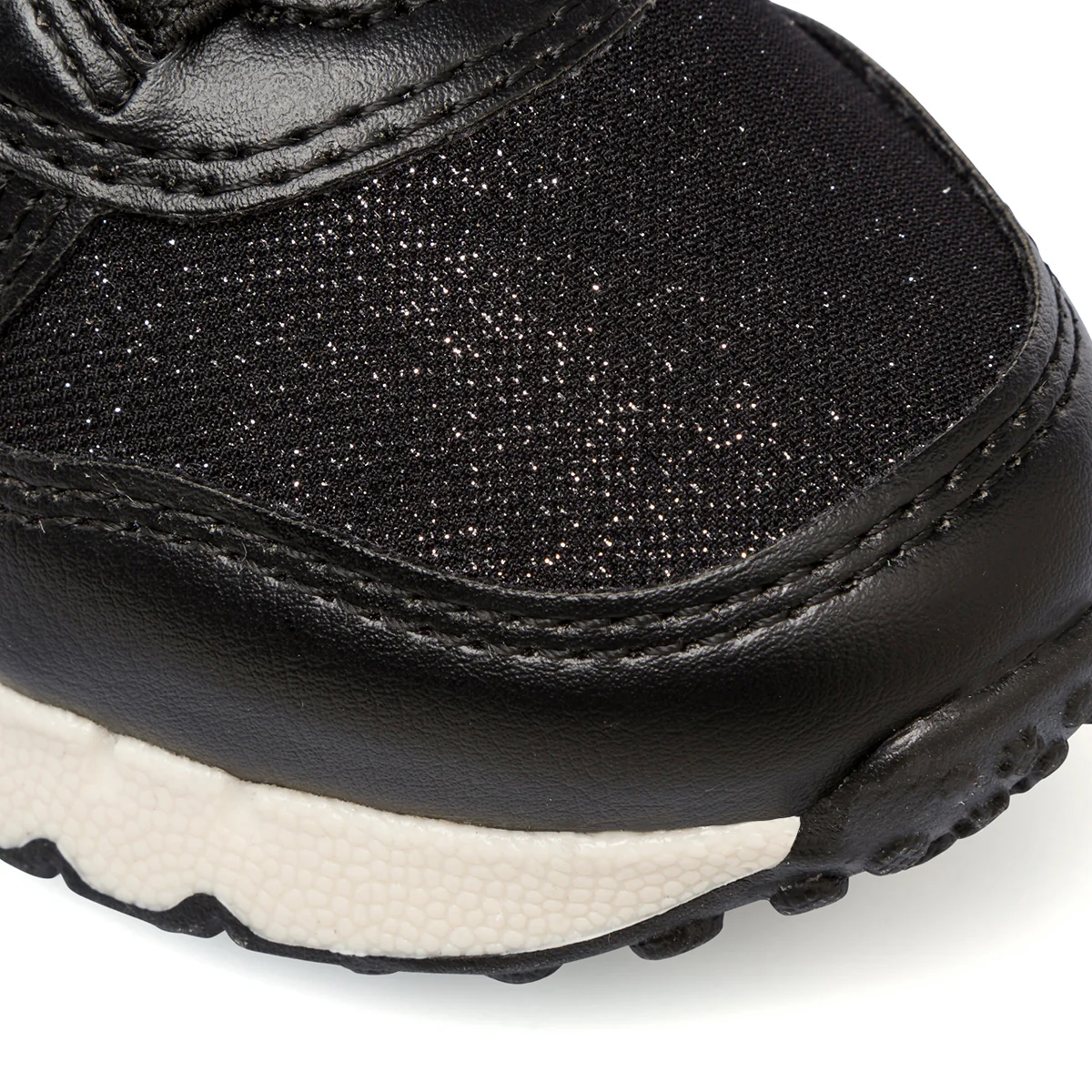 Sneakers nere da bambina con glitter e pailettes nere Geox Fastics - Image 7