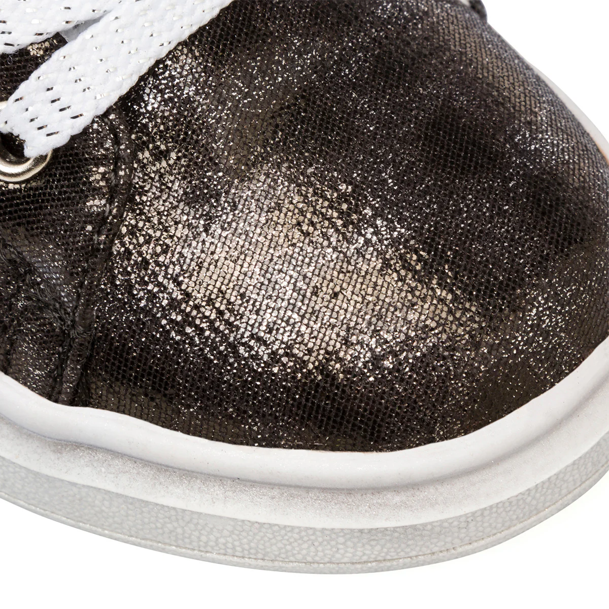 Sneakers nere da bambina con glitter e zip Le scarpe di Alice - Image 7