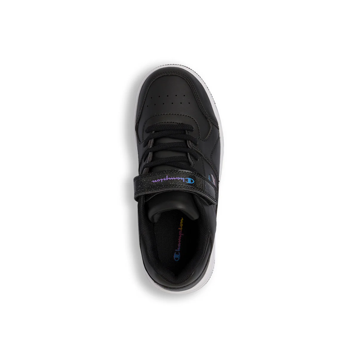 Sneakers nere da bambina con logo glitterato Champion Rebound Low G Ps - Image 7
