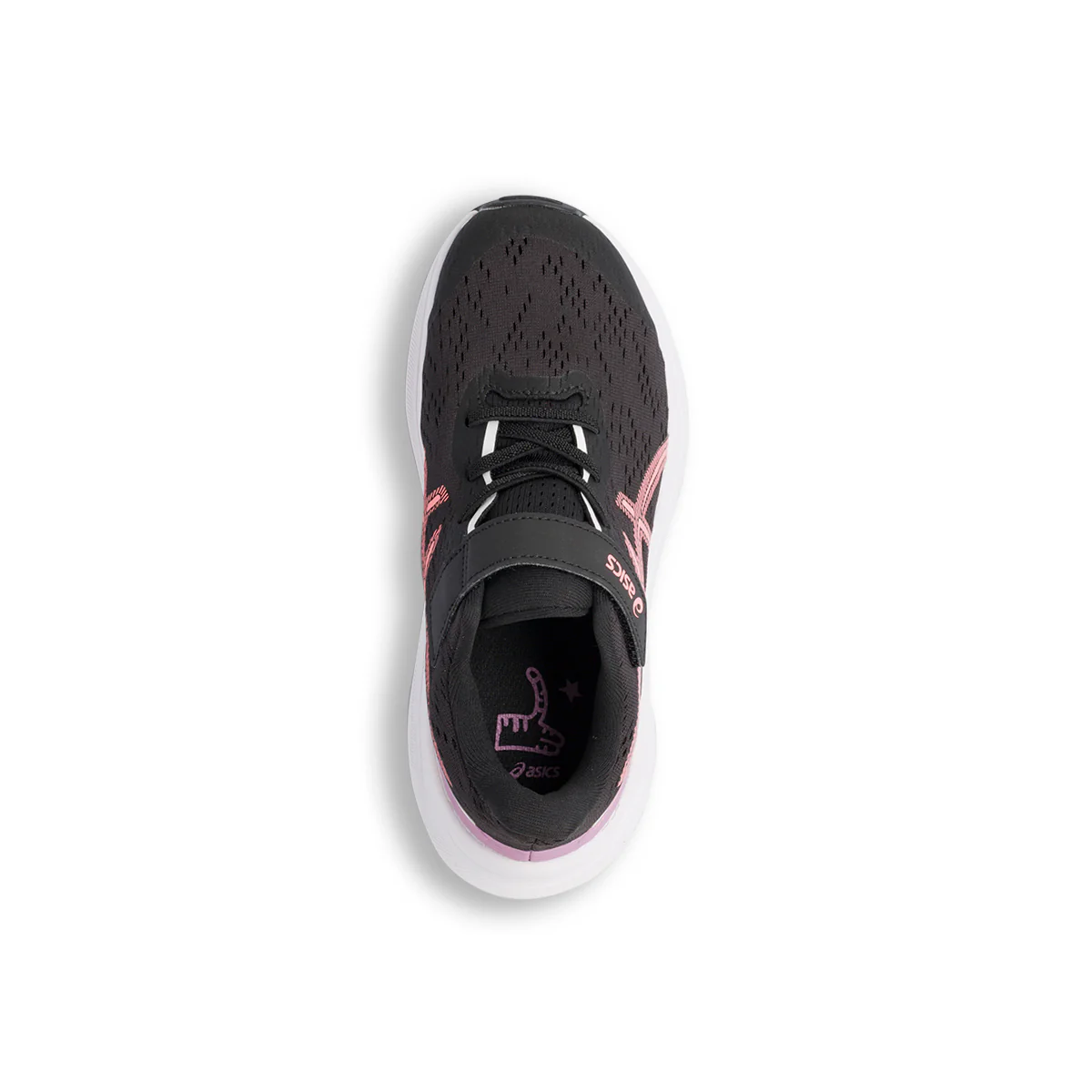 Sneakers nere da Bambina in tessuto mesh con dettagli rosa Asics GT-1000 13 - Image 5