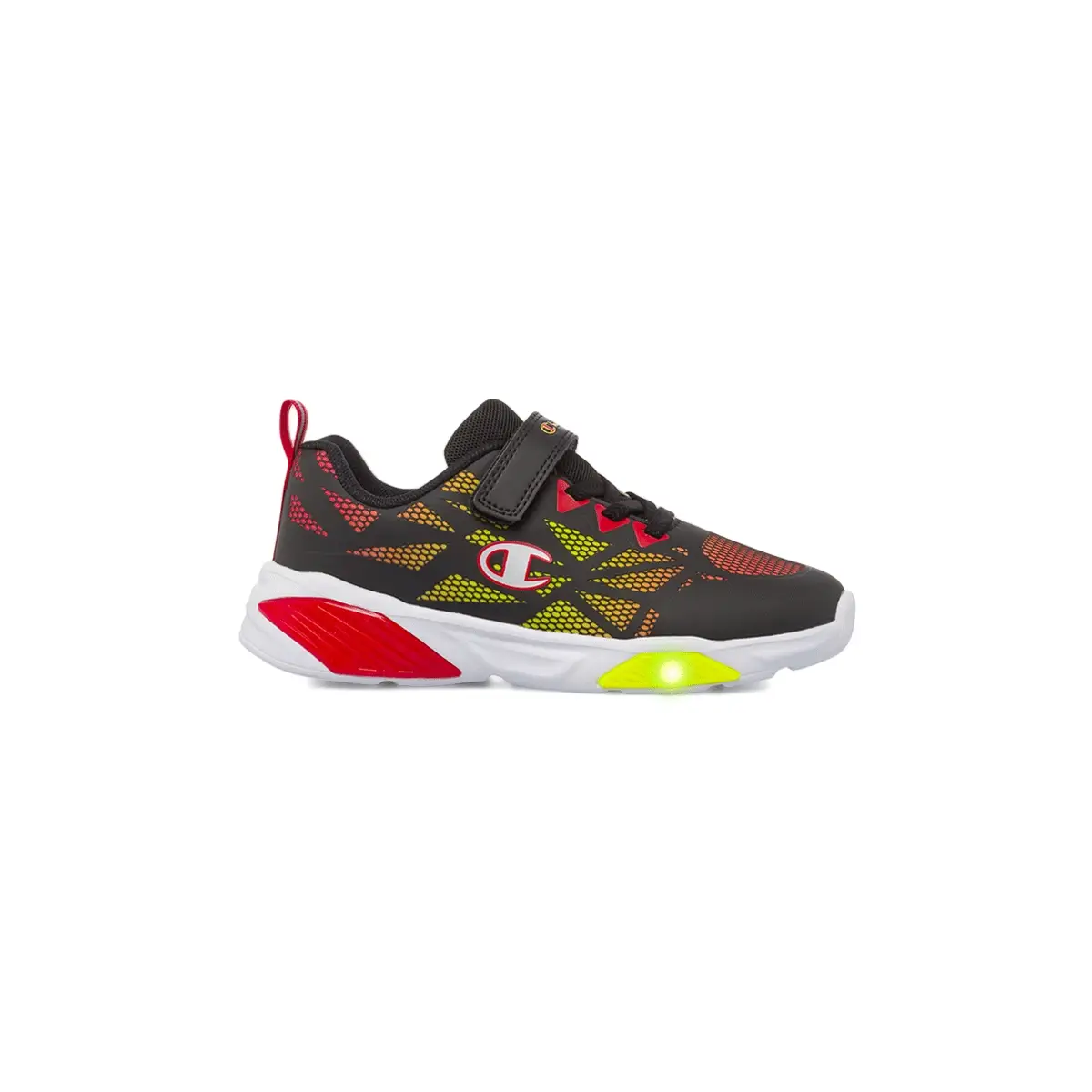 Sneakers nere  da Bambino Champion con chiusura a strappo e luci