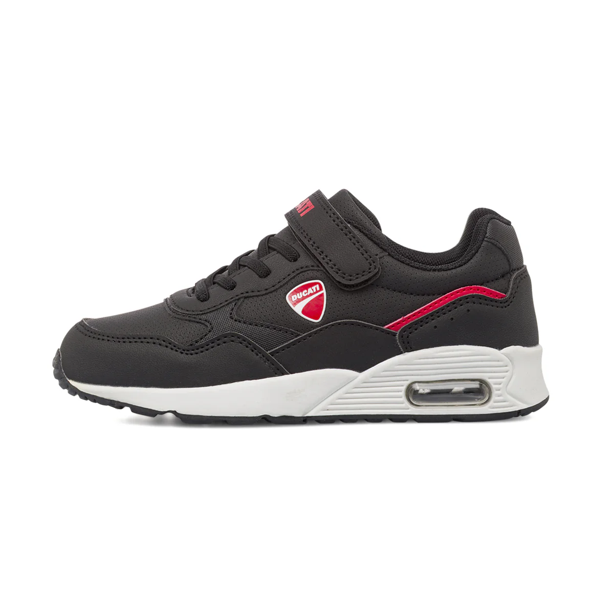 Sneakers nere da Bambino con chiusura a strappo Ducati