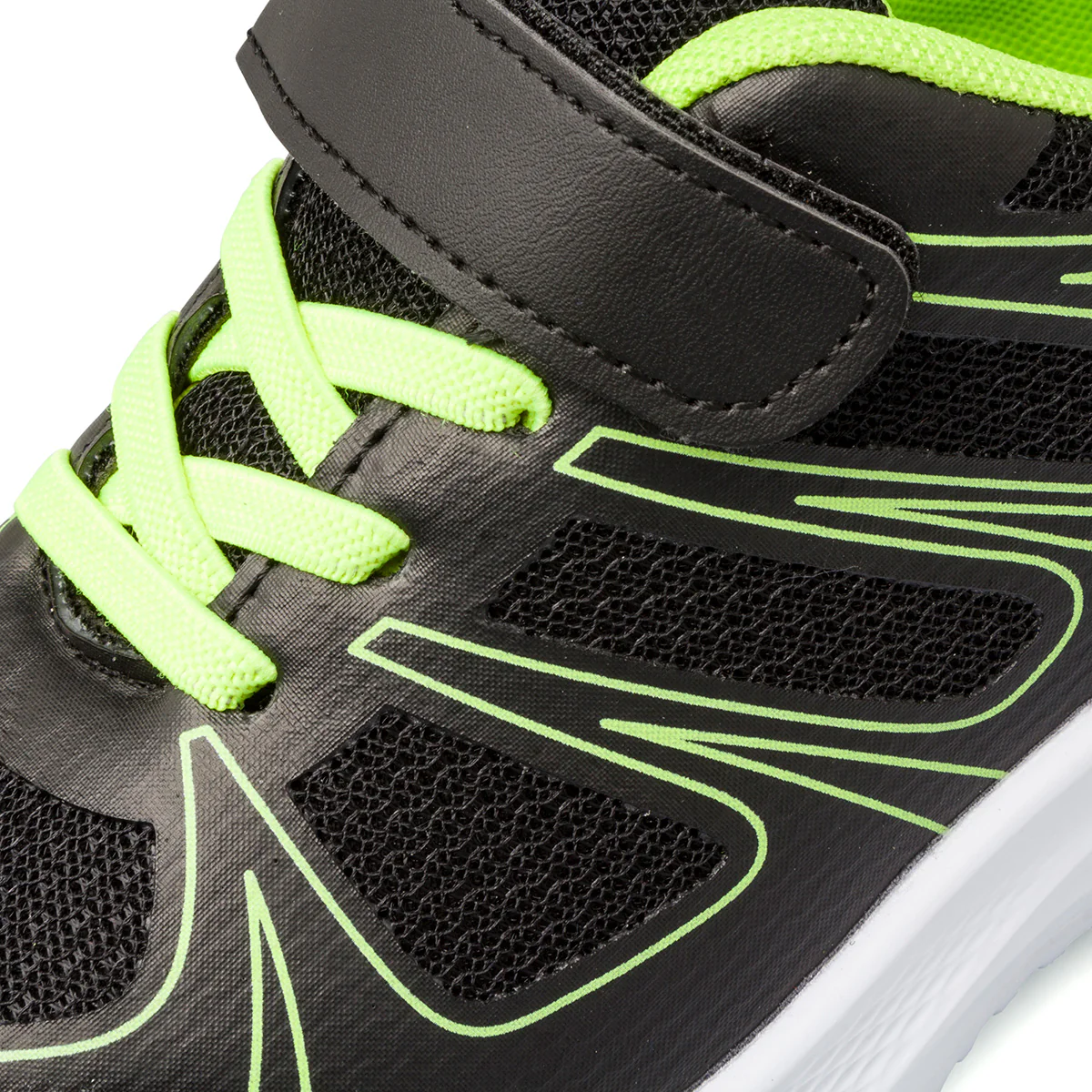 Sneakers nere da bambino con dettagli giallo fluo Jog - Image 6