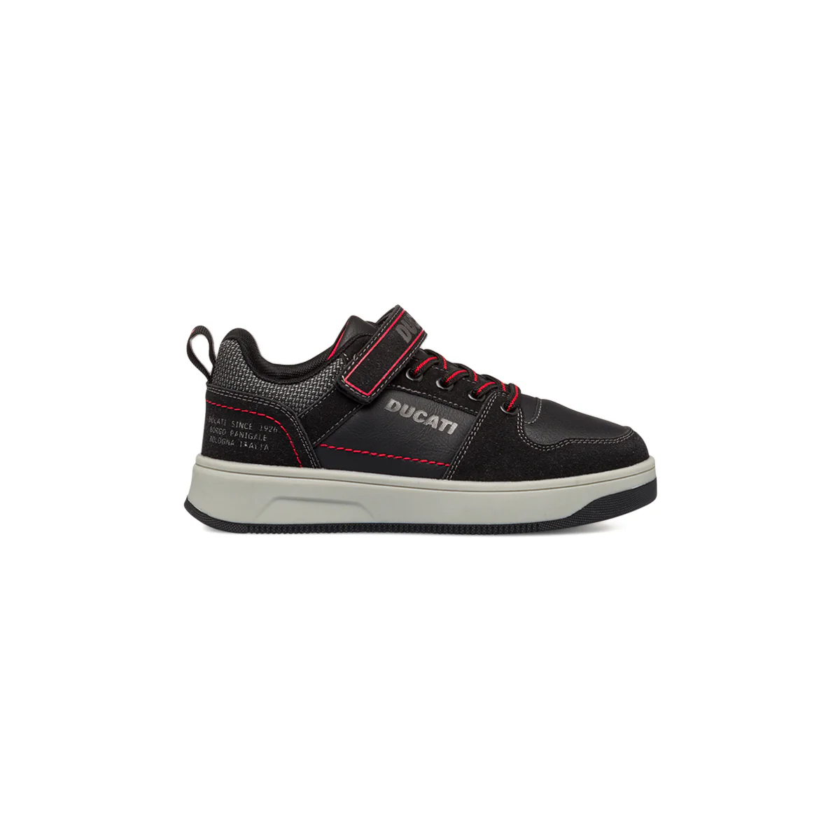 Sneakers nere da bambino con dettagli rossi Ducati Spike Low
