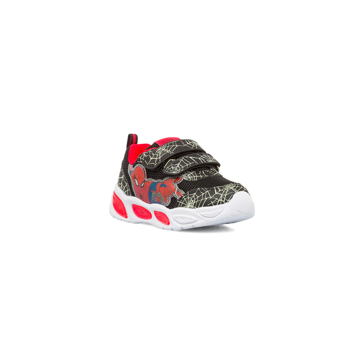 Sneakers nere da Bambino con dettaglio ragnatele e Luci nella suola Spiderman - Image 2