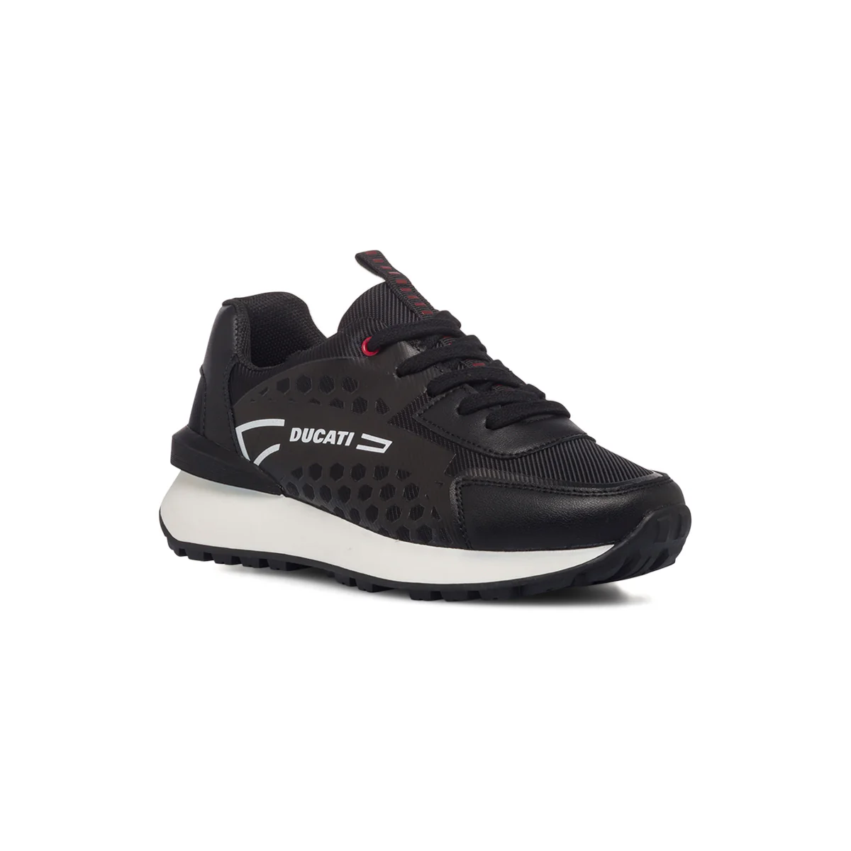 Sneakers nere da bambino con logo laterale Ducati - Image 7
