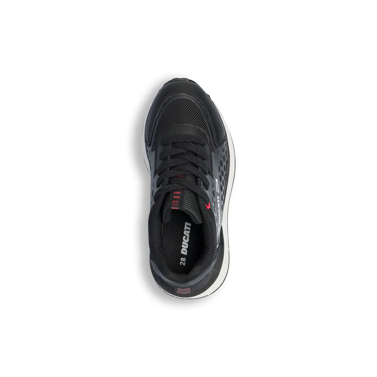 Sneakers nere da bambino con logo laterale Ducati - Image 8